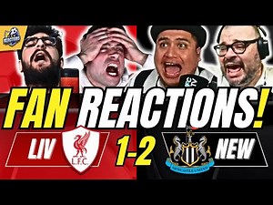 LIVERPOOL & NEWCASTLE FANS REACTION TO LIVERPOOL 1-2 NEWCASTLE | CARABAO CUP FINAL FAN REACTIONS