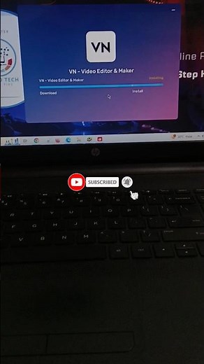 how to download vn video editor on pc || vn app pc me kaise download kare #shorts