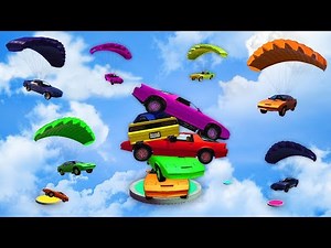 THE BIGGEST CAR DART PILE UP! (GTA 5 Funny Moments)