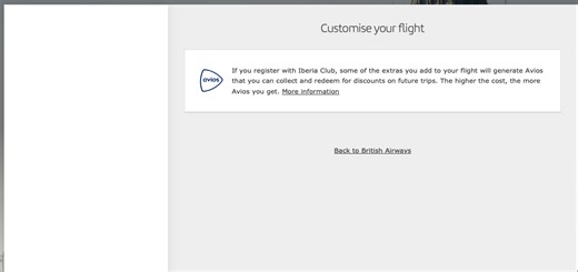 IB Business Class reward Avios booking via BA.com business class - FlyerTalk Forums