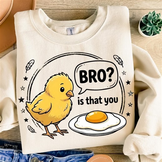 Funny Chick and Egg PNG Dark Humor Sublimation Design Bro is That You Meme Shirt PNG Digital Download - Etsy