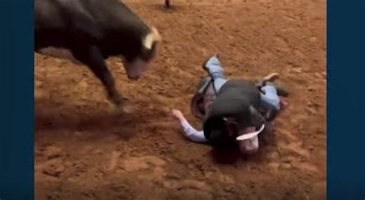 A Bull Was Coming for His Unconscious Teen. He Jumped Into the Ring