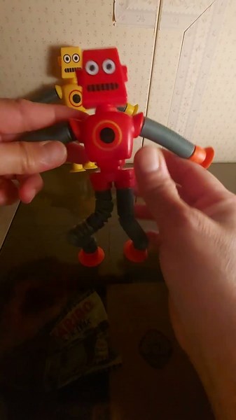Cute stretchable Red robot #toys #trending #viralshort