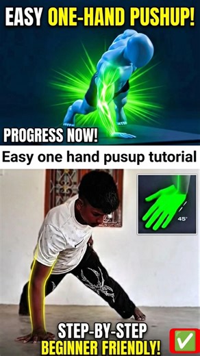 How to learn one hand pusup 🤯. #calisthenics #abhifitverse #motivation #beginnerworkout
