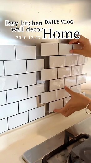 New 3D Wall Sticker & Wallpaper for DIY Kitchen Decor