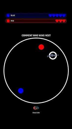 This Red vs Blue Gun Fight is TOO CLOSE #simulation #battle #satisfying