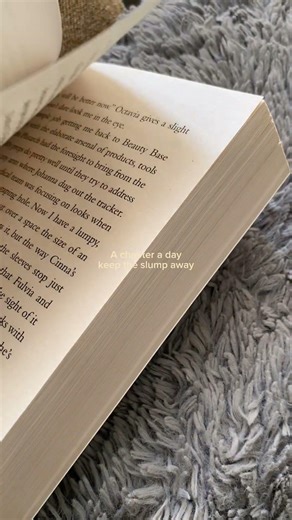 A chapter a day keep the slump away #readingslump #reading #booktok #booktube #booklover