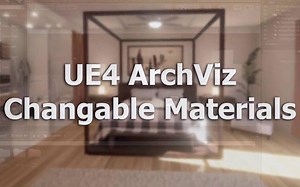 【UE4教程】如何用UI控制材质颜色