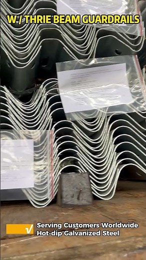 How W-Beam Guardrails Are Made | Step-by-Step Fabrication Process for Highway Safety #roadsafety