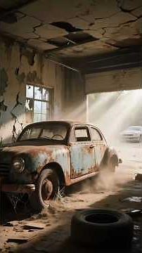 Abandoned Garage Car Restoration – From Rust to Glory! (Full Transformation)