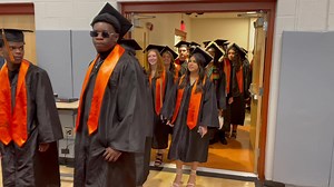 Here is the processional from the Stoughton High Graduation when the SHS Class of 2023 entered the gymnasium as the band played the traditional Pomp and Circumstance song. | Stoughton Public Schools