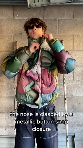 SS22 #Kidsuper Studios ‘Kiss’ 3D Tonal Asymmetric Puffer Jacket Exemplified in the collection’s standout piece, the ‘Kiss’ puffer jacket, two distorted profiles are seen intimately, sharing a moment of affection through a tonal palette. Abstract buttoning runs atop the zippered seam, and is complimented by a wide cut and welt pocketing. Available for purchase via my Instagram @ ArchiveThreads #kidsuperstudios #louisvuitton #rickowens #margiela #offwhite #supreme #tokyo #japan #japanesefashion #t