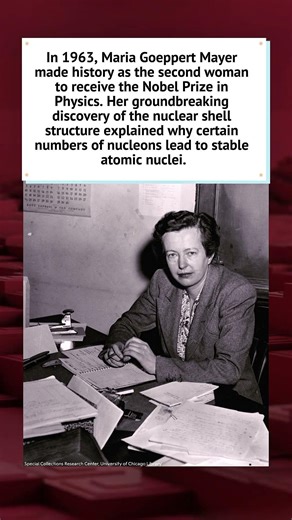 Maria Goeppert Mayer: The Queen of the Nuclear Shell ⚛️