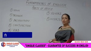 Parts Of Speech | Basic English Grammar | English With Rani Ma'am #BasicEnglishGrammar | English With RANI MAM