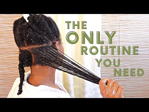 My HEALTHY HAIR Routine 2022 ☀️ Scalp Care + Thick Ends + Length Retention | cheymuv