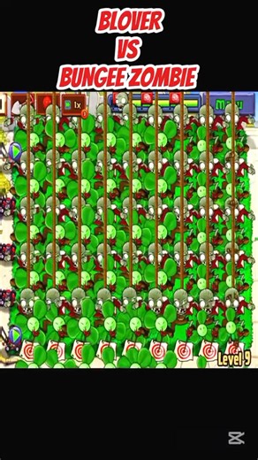 *BLOVER VS BUNGEE ZOMBIE*#shorts #short #pvz #youtubeshorts #shortvideo #pvzfusion #gaming #games
