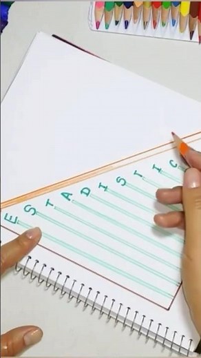 Portada para Cuaderno de Estadística