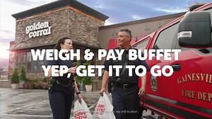 309K views · 52 reactions | Yes, you can get the Buffet To Go with Weigh & Pay! Grab a To Go box, fill it up with your favorites, and pay by the pound. | Golden Corral Buffet & Grill | Facebook