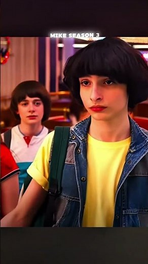 Mike's evolution throughout stranger things.#strangerthings #mikewheeler #strangerthings5 #shorts
