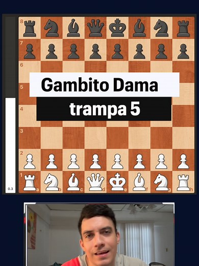 Explosiva trampa en ajedrez con el Gambito de Dama — Parte 5