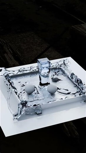 Blender water simulation v2