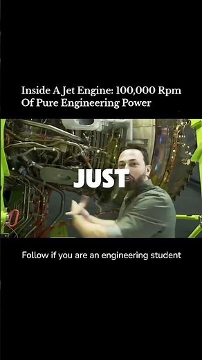 INSIDE A JET ENGINE: 100,000 RPM OF PURE ENGINEERING POWER
