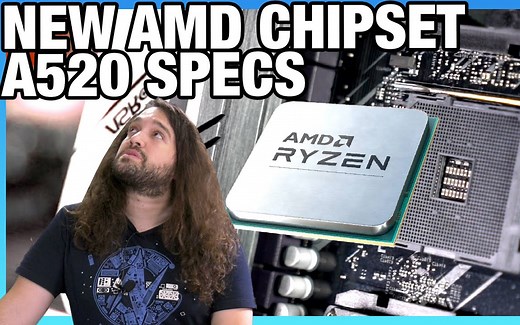 【中英字幕】AMD全新经济型主板芯片组: A520 对比 B550, A320, X570等更多