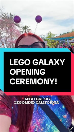 Today we went to check out the opening ceremony for LEGO Galaxy at LEGOLAND California Resort and it was such a fun surprise from start to finish! 🚀✨ The energy in the park was huge as guests gathered to celebrate the debut of this brand new space-themed land. From the countdown to the official opening moment, everything felt like a true launch into a LEGO universe filled with creativity, color, and imagination. Seeing the land officially welcome guests for the first time was already exciting… 
