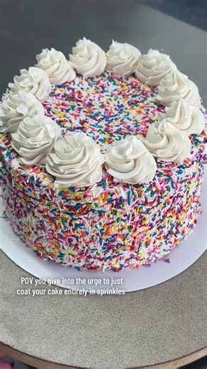 Adorable Vegan Cake Decorating with Sprinkles