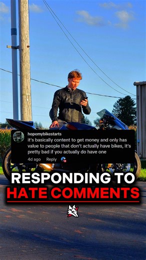 Responding To Hate Comments #sportbike #motorcycles #motovlog #bikers | KoulasTV