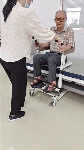 Revolutionize Elderly Care at Home: The Lift Transfer Chair #linkinbio