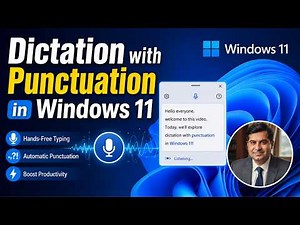 Dictation with Punctuation in Windows 11