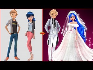 ✨ Marinette’s Wedding Glow Up! | Miraculous Ladybug Bridal Transformation cartoon character Disney