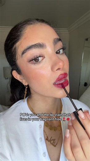 Have this on me at ALL times 💄 #lipstain #makeup #arabgirl #makeuptransformation #lipcombo