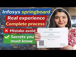 My Infosys Springboard 6.0 Internship Experience || Internship Experience || Infosys Springboard ||
