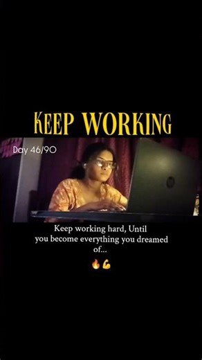 Day 46/90- Work Hard💯🔥#viralchallenge #motivation #trend #viralvideos #coding #fyp #viral #java #job