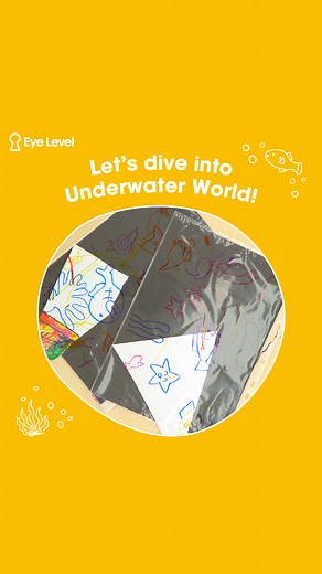1.2K views | [Learn&Play] Under the Sea Paint yourself an ocean… and into the deep we go! Try this drawing activity with your child for a magical journey underwater. #eyelevel #eyeleveleducation #learning #edu #education #afterschool #afterschoolprogram #forkids #kidsart #earlyyearseducation #childeducation #forchild #simpleindoorplay #indoorplay #indoorfunforkids #kidsactivities #diyplaytime #learningthroughplay #playislearning #learningisfun #funlearningforkids | Eye Level HQ | Facebook