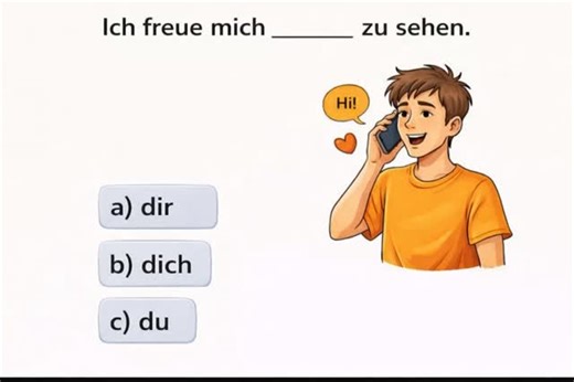 Deutlich Deutsch on Instagram: "Stop scrolling and test your German level. #learngerman #germanforbeginners #germanlanguagelearning #deutschlernen"