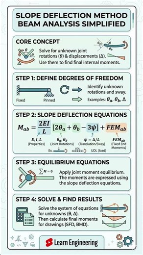 BEAM ANALYSIS: Slope Deflection Method Made Easy! 📐💥