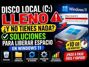 LOCAL DISK (C:) FULL in Windows 11 with NOTHING ON IT | 10 Solutions to Free Up Space