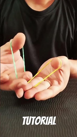 2 Rubber Bands Pass Through Each Other Magically! (Tutorial)