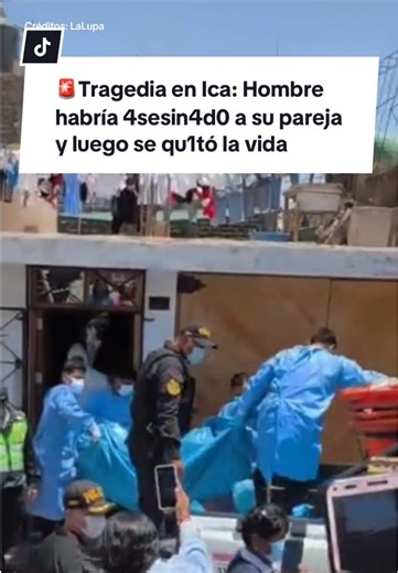 🚨 Un hombre habría 4ses1nad0 a su pareja y luego se quitó la vid4 dentro de una vivienda ubicada en el sector Fonavi San Martín, en el distrito de San Juan Bautista, en Ica. El caso fue reportado por vecinos de la zona, quienes alertaron a las autoridades tras escuchar gritos provenientes del inmueble. #ica #noticiasperu #noticias #loultimo