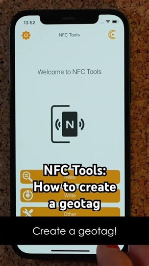NFC Tools: How to create a geotag with NFC