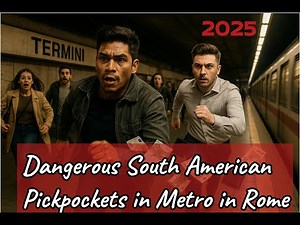 ⚠️Shameless Pickpockets in Rome - Today with An Aggressive South American Thief