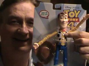 Toy Story 4 Woody Doll - Bendable Plastic Arms and Legs - Clay Hammock