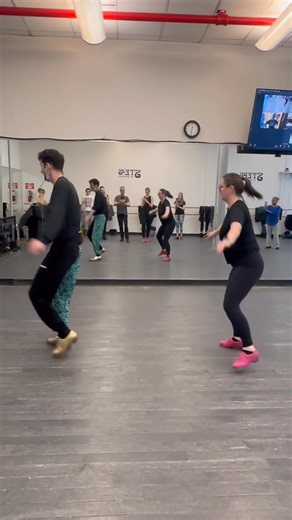 This was a fun choreography to create and practice in my intermediate level tap class at Steps On Broadway. Shoutout to Courtney who’s dancing with me! This song is Dive by Olivia Dean! #fypシ #SnowStorm2026 #galganni #tapdance #tapdancer #tapshoes #oliviadean #danceclass #danceteacher | Felipe Galganni - Tap Dancer