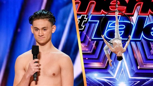 Aidan Bryant soars through his audition. 👏 America's Got Talent | NBC and Peacock | America's Got Talent