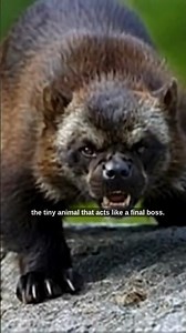 Wolverine The Tiny Animal That Fights Like a Final Boss 🐾😳 #wolverine #animalfacts #shorts
