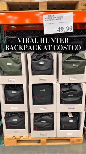 Costco has the Hunter backpack and it’s a clean, everyday carry option with a premium look. Sleek design, durable materials, and a versatile size make it great for work, travel, or daily errands. Share this with someone who loves functional style. #costcofinds #costcowonders #costcoinfluencer #hunter #backpack | Costco Wonders