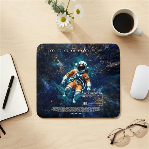 Astronaut in Nebula Gaming Mouse Pad | Space Sci‑fi Artwork - Etsy
